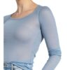 American Vintage Longsleeve Massachusetts blau