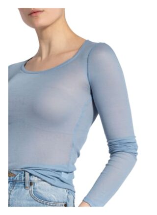 American Vintage Longsleeve Massachusetts blau
