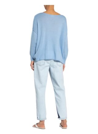 American Vintage Oversized-Pullover blau