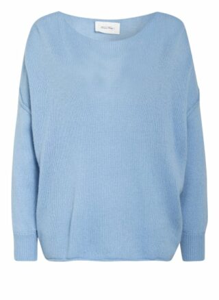 American Vintage Oversized-Pullover blau