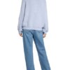American Vintage Pullover East Mit Alpaka blau