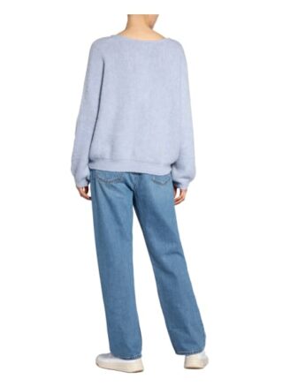 American Vintage Pullover East Mit Alpaka blau