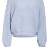 American Vintage Pullover East Mit Alpaka blau