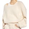 American Vintage Pullover East Mit Alpaka weiss