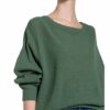 American Vintage Pullover Mit Merinowolle gruen