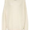 American Vintage Pullover Mit Merinowolle weiss