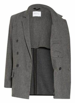 American Vintage Sakko Slim Fit grau