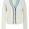 American Vintage Strickjacke Bera weiss