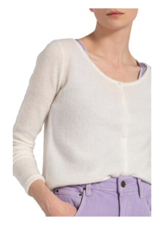 American Vintage Strickjacke Narrow weiss