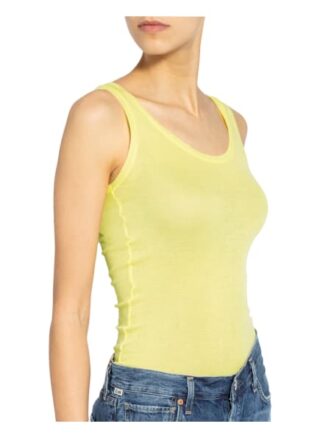 American Vintage Tanktop Massachusetts gelb