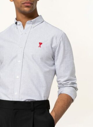 Ami Hemd Slim Fit schwarz