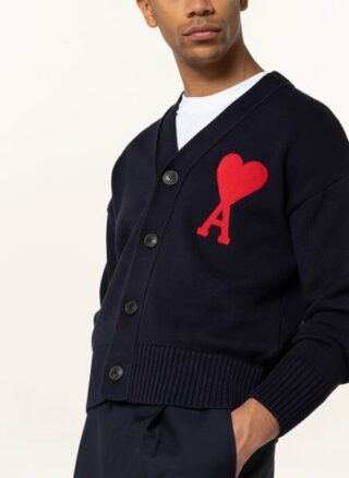 AMI Strickjacke Herren, Blau