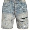 Amiri Jeans-Shorts blau