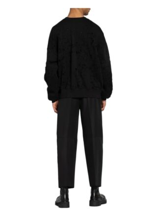 Amiri Oversized-Sweatshirt schwarz