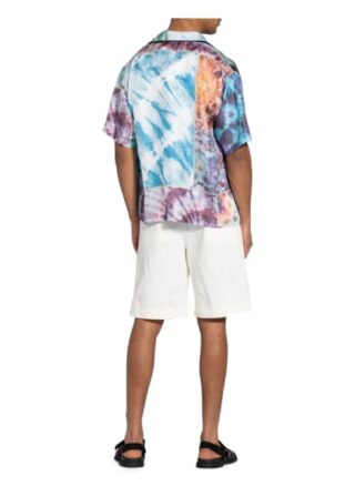 Amiri Resorthemd Aus Seide Regular Fit blau