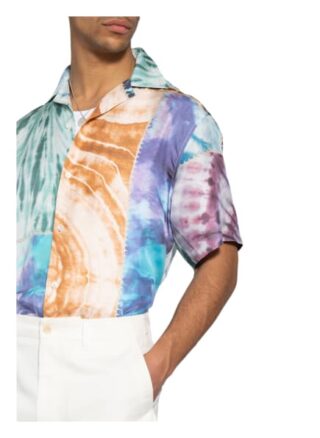Amiri Resorthemd Aus Seide Regular Fit blau