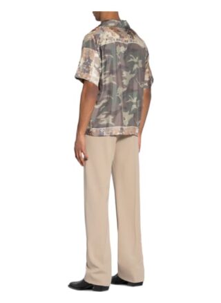 Amiri Resorthemd Comfort Fit Aus Seide gruen