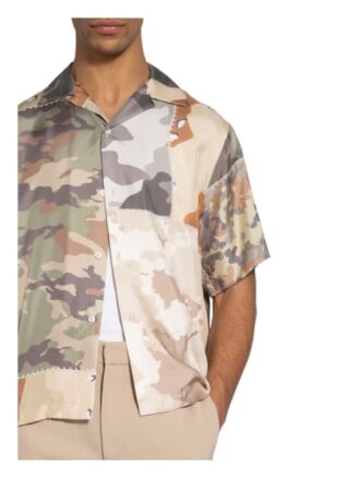 Amiri Resorthemd Comfort Fit Aus Seide gruen