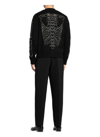 Amiri Strickjacke Mit Stickereien schwarz