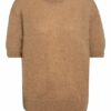 Anine Bing Oversized-Pullover Corey Aus Mohair beige