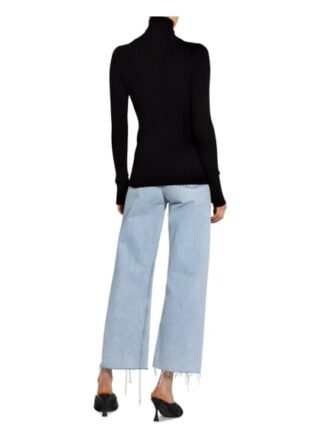 Anine Bing Rollkragenshirt Clare schwarz