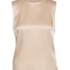 Anine Bing Seidentop Katie beige