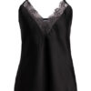 Anine Bing Seidentop schwarz
