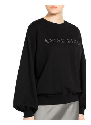 Anine Bing Sweatshirt Esme schwarz