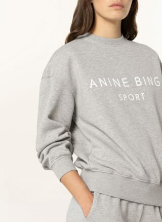 ANINE BING Evan Sweatshirt Damen, Grau