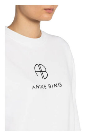 ANINE BING Ramona Sweatshirt Damen, Weiß