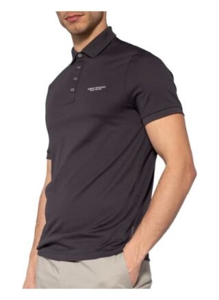 Armani Exchange Jersey-Poloshirt blau