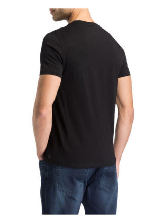 Armani Exchange T-Shirt Herren, Schwarz