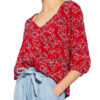 Ba&Sh Bluse Joy Mit 3/4-Arm rot