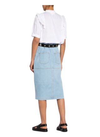 Ba&Sh Blusenshirt Iseut Mit Spitzenbesatz weiss