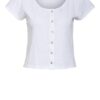 Ba&Sh Cropped-Shirt Verity weiss