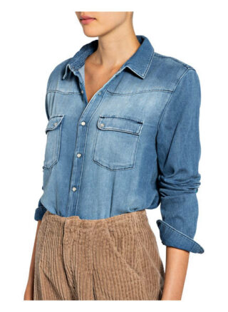 Ba&Sh Jeansbluse Bridget blau