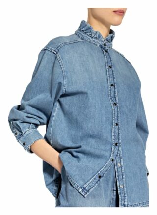 Ba&Sh Jeansbluse Shine blau