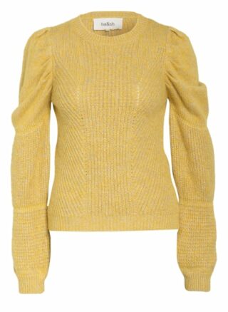 Ba&Sh Pullover Balea Mit Leinen gelb