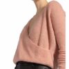 Ba&Sh Pullover Flora In Wickeloptik beige