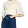 BA&SH Samoa Pullover Damen, Beige