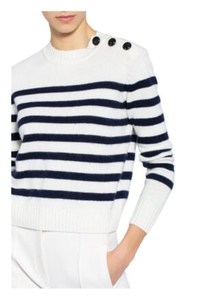 Ba&Sh Pullover Sean Mit Cashmere Und Schmucksteinbesatz blau