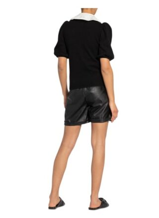 Ba&Sh Strickshirt Swim Mit Cashmere schwarz