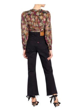 Ba&Sh Wickelbluse Leia Mit Glitzergarn gruen