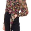 Ba&Sh Wickelbluse Leia Mit Glitzergarn gruen
