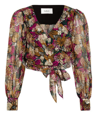 Ba&Sh Wickelbluse Leia Mit Glitzergarn gruen