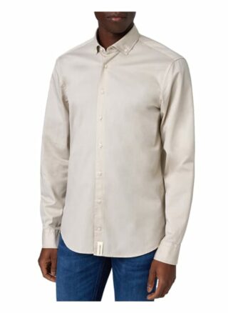 BALDESSARINI Brad Casual-Hemd Herren, Silber