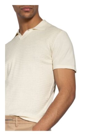 Baldessarini Strick-Poloshirt weiss