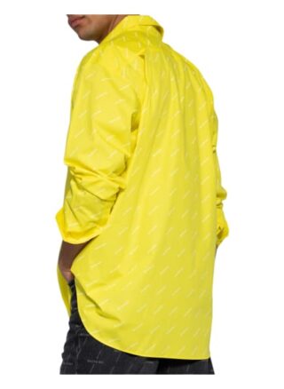 Balenciaga Hemd Comfort Fit gelb