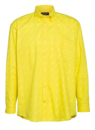 Balenciaga Hemd Comfort Fit gelb