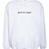 Balenciaga Hoodie Herren, Weiß